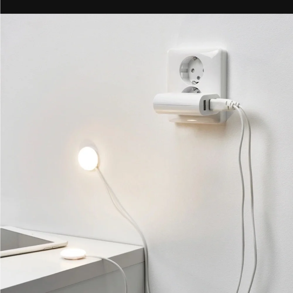 IKEA HALVKLART LED Bulb with Warm White Light 2 m NWT